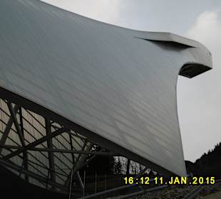 Hier war vor kurzen noch die Vierschanzentournee