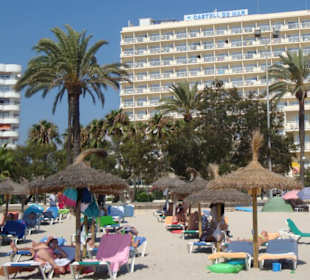 Große Hotels am Strand
