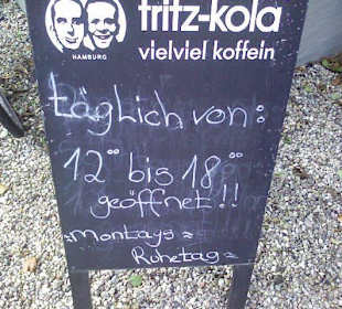 Hier die Öffnungszeiten