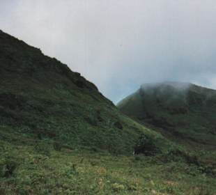 Der Vulkan Soufriere