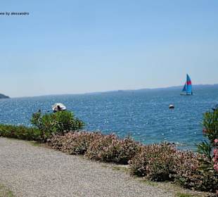 Strandpromenade in Brenzone