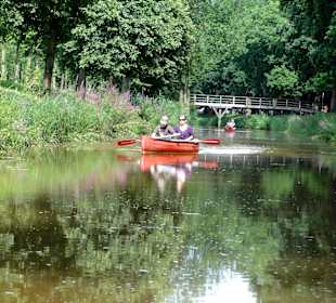 Kanufahrt auf dem Torfkanal