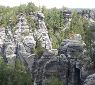 Das Bastei-Massiv, eine tolle Landschaft