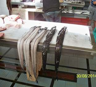 Auf dem Markt, herrlicher Degenfisch
