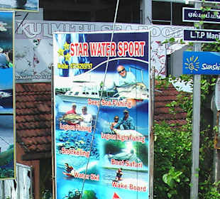 Schild - Wassersport