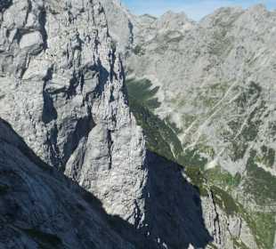 Blick von der Aussichtsplattform AlpspiX