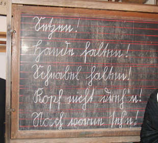 "Schulregel" Anfang des 20. Jht.