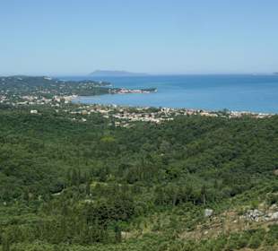 Blick von der Terrasse der "Taverna Sunset" 