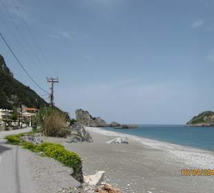Strand in Sicht