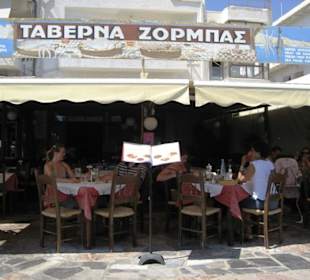 Taverne direkt am Meer