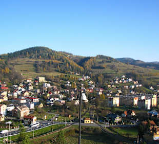 Widok z baszty na centrum