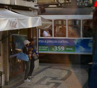 Alte Strassenbahn in der Altstadt