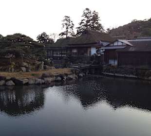 Hikone castle and surrounding garden