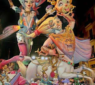 Fin de semana en fallas de valencia