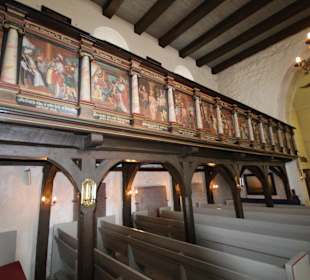 Bildtafeln an der Nordempore