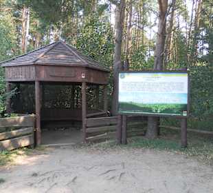 Altana i tablica informujaca o widoku