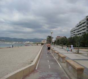 Fahrradweg von El Arenal bis Palma
