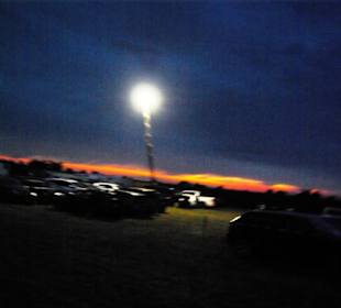 Parkplätze mit THW Beleuchtung