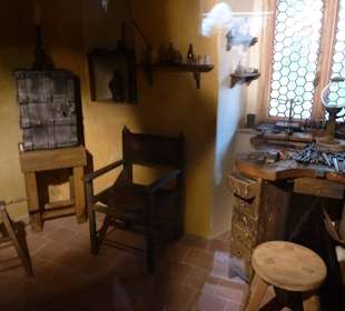 Innenraum eines Hauses im Goldenes Gässchen Prag