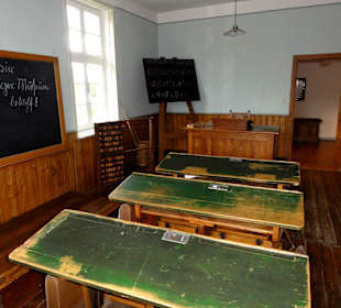 Blick in das alte Klassenzimmer