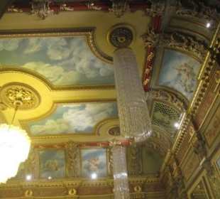 Decke des Jugendstil-Speisesaals