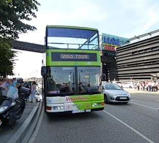 Der Bus für die Rundfahrt