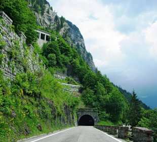 Plöckenpass Auffahrt Prachtwetter