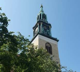 Die Marienkirche bei der Karl-Liebknecht-Straße