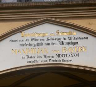 Schrift am Portal