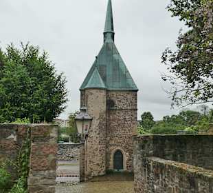 Blick zur Magdalenenkapelle in Magdeburg