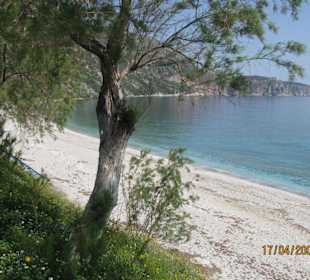 Korasida Strand im Frühjahr