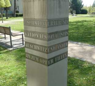 Zum Gedenken an die Schweinfurter Sinti und Roma