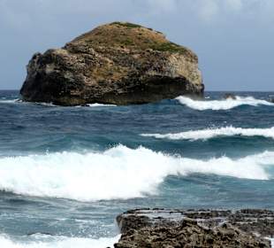 Blick auf die vorgelagerten Inseln der Landzunge