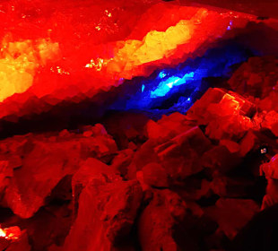 Lichtershow in der Kristalhöhle