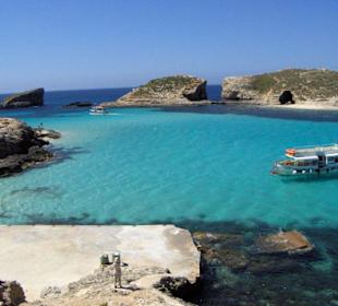 Blaue Lagune auf Comino