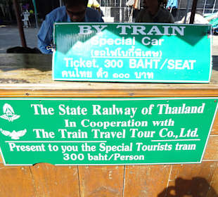 Ticketverkauf Touristenwagen