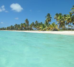 Strand auf Saona