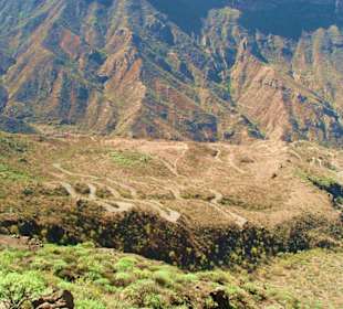 Strasse zum Roque Bentayga