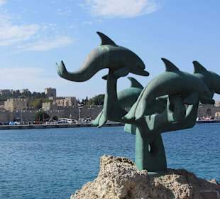 Hafen von Rhodos Stadt