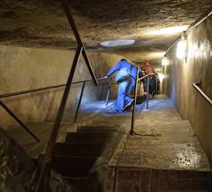 Steile Treppe zur Kuppel