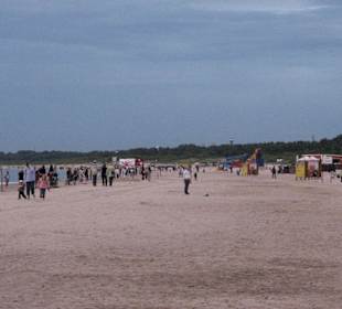 Der Strand von Swinoujscie / Swinemünde im Aug. 08