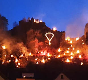 Direkt über der City