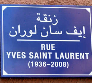 Schild am Eingang des Gartens