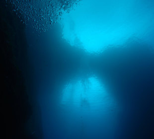 Azur Window unter Wasser