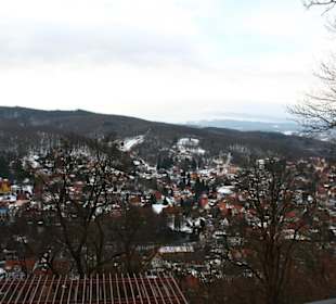 Blick vom Schloss auf Wernigerode