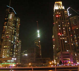 Dubai Marina by night