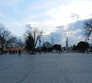 Стамбул. Вид на Голубую мечеть.