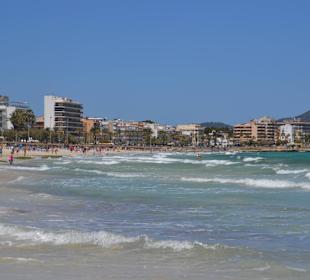 Der Strand von Cala Millor Mai 2015