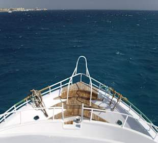 Auf Fahrt zu den Riffen