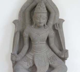 Bramanist Gottheit im Cham Museum.